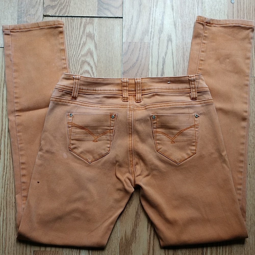 MJ designer Paris Orange jeans size 5